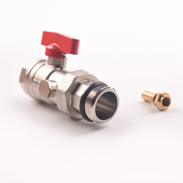 Brass Washing Machine Ball Valve With Filter/with Nut